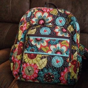 Vera Bradley Disney Perfect Petals Campus Backpack